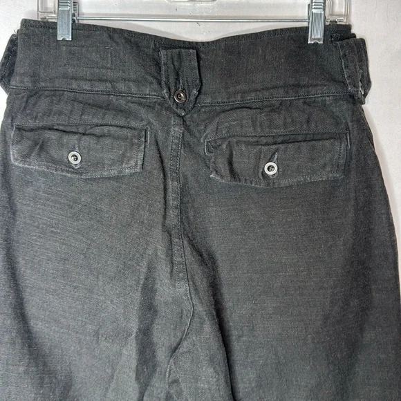Imogene And Willie Diana Pleated High Rise Straight Black Selvage Denim. Sz 30. - Picture 8 of 13